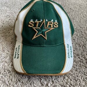 Vintage Dallas Stars Green & White Adjustable Cap Hat
